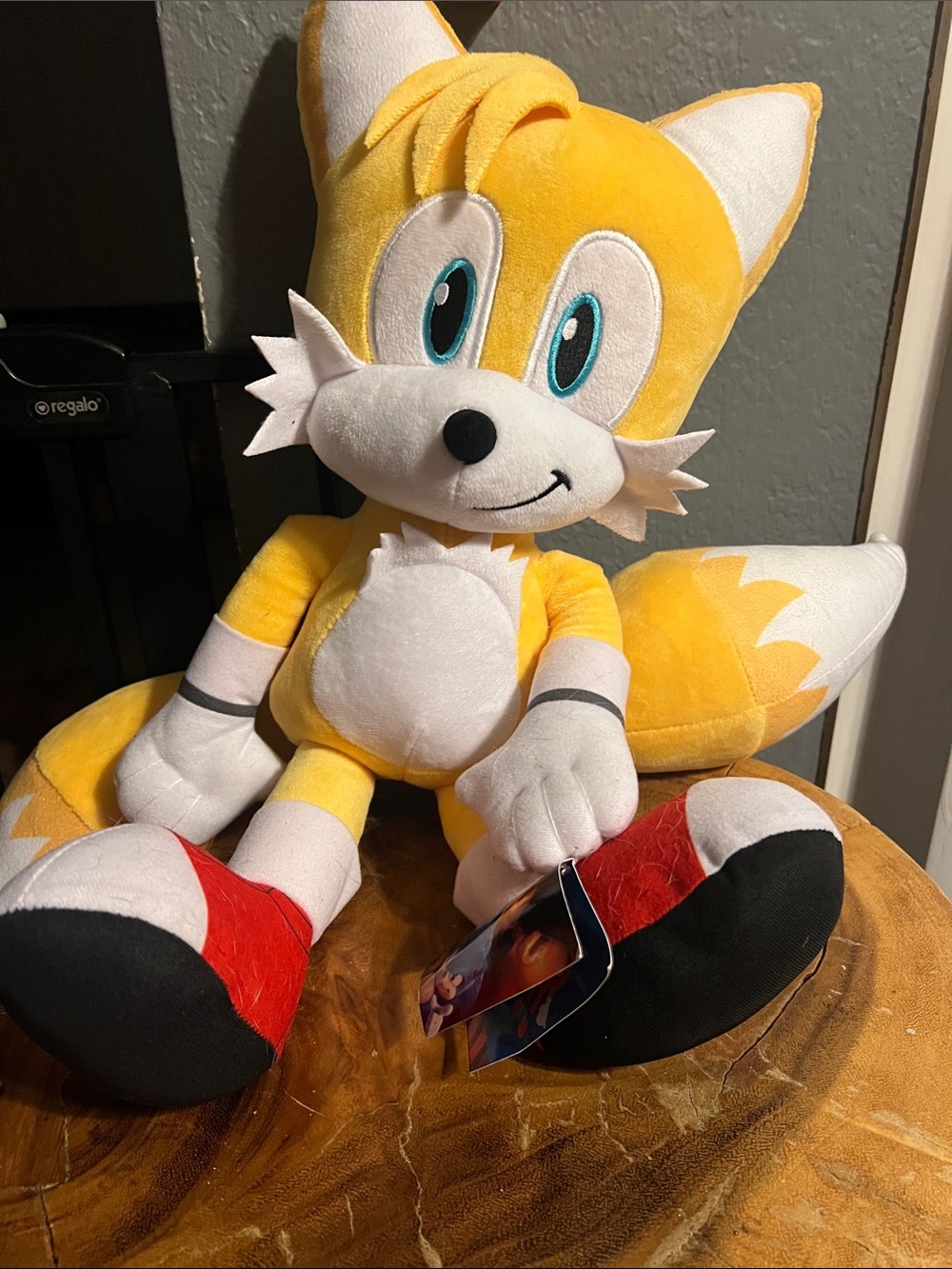 Tails Plush Toy - Yellow & White Soft Stuffed Animal